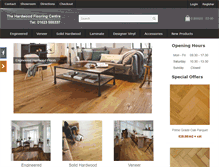 Tablet Screenshot of hardwoodfloors.uk.com