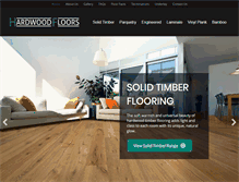 Tablet Screenshot of hardwoodfloors.com.au